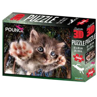 Super 3D puzzle - Maca Bambam 500 delova 61x46cm