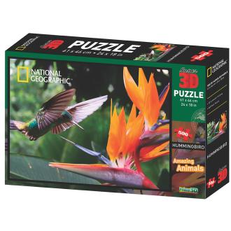 Super 3D puzzle - Kolibri nat.geog 500 dela kos