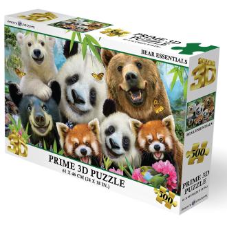 Puzzle 3D - Medvedi 500 kom 61x46cm Selfi