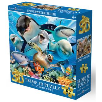 Prime 3D - Animal Planet -Podvodni život 63 kom 31x23cm