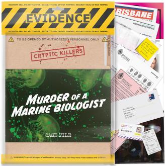 Detektivska igra - Murder of a Marine Biologist - Cryptic Ki