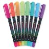 Kreativna bojanka crni listovi - neon gel Nebulous Stars